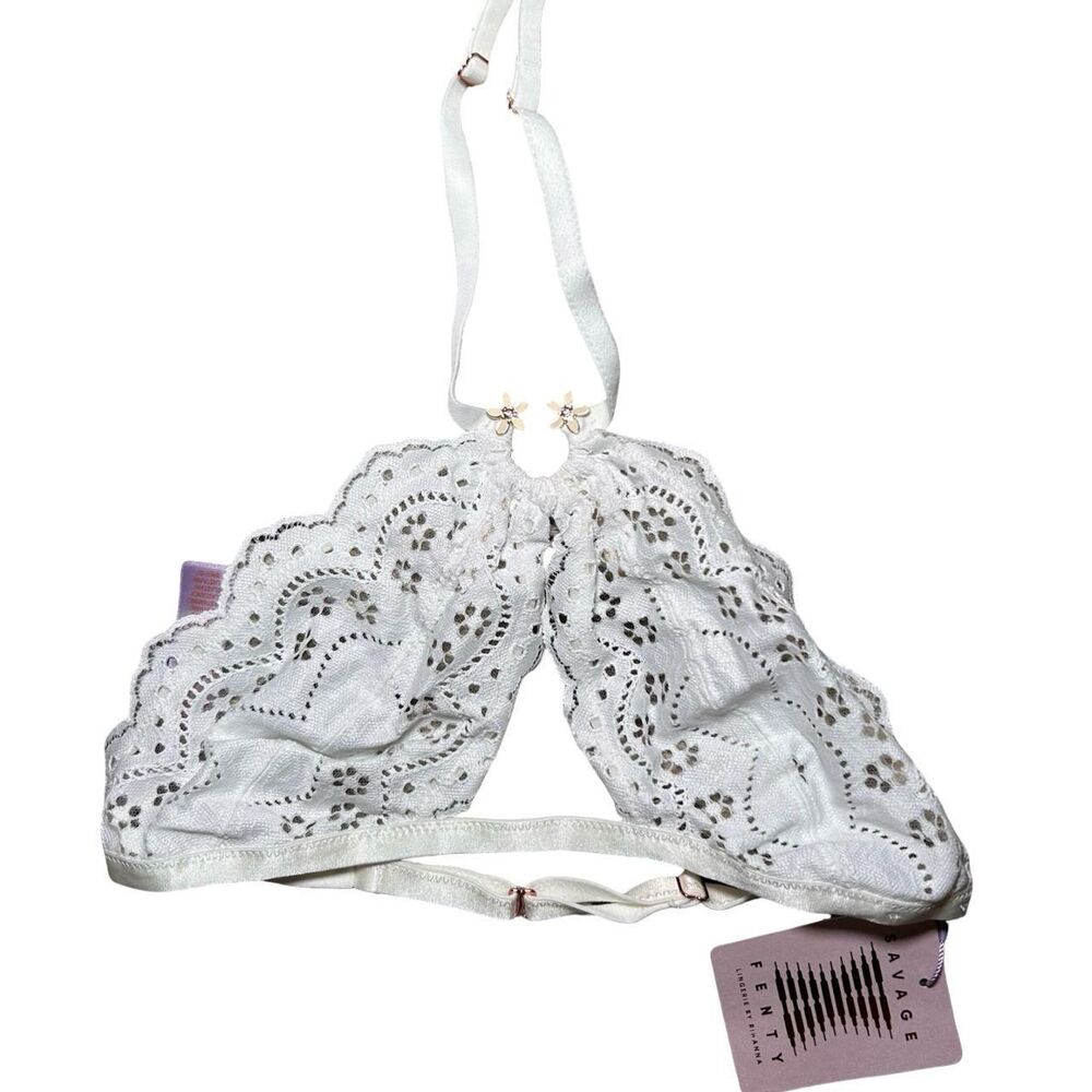 Savage-x-fenty Women's White Bra